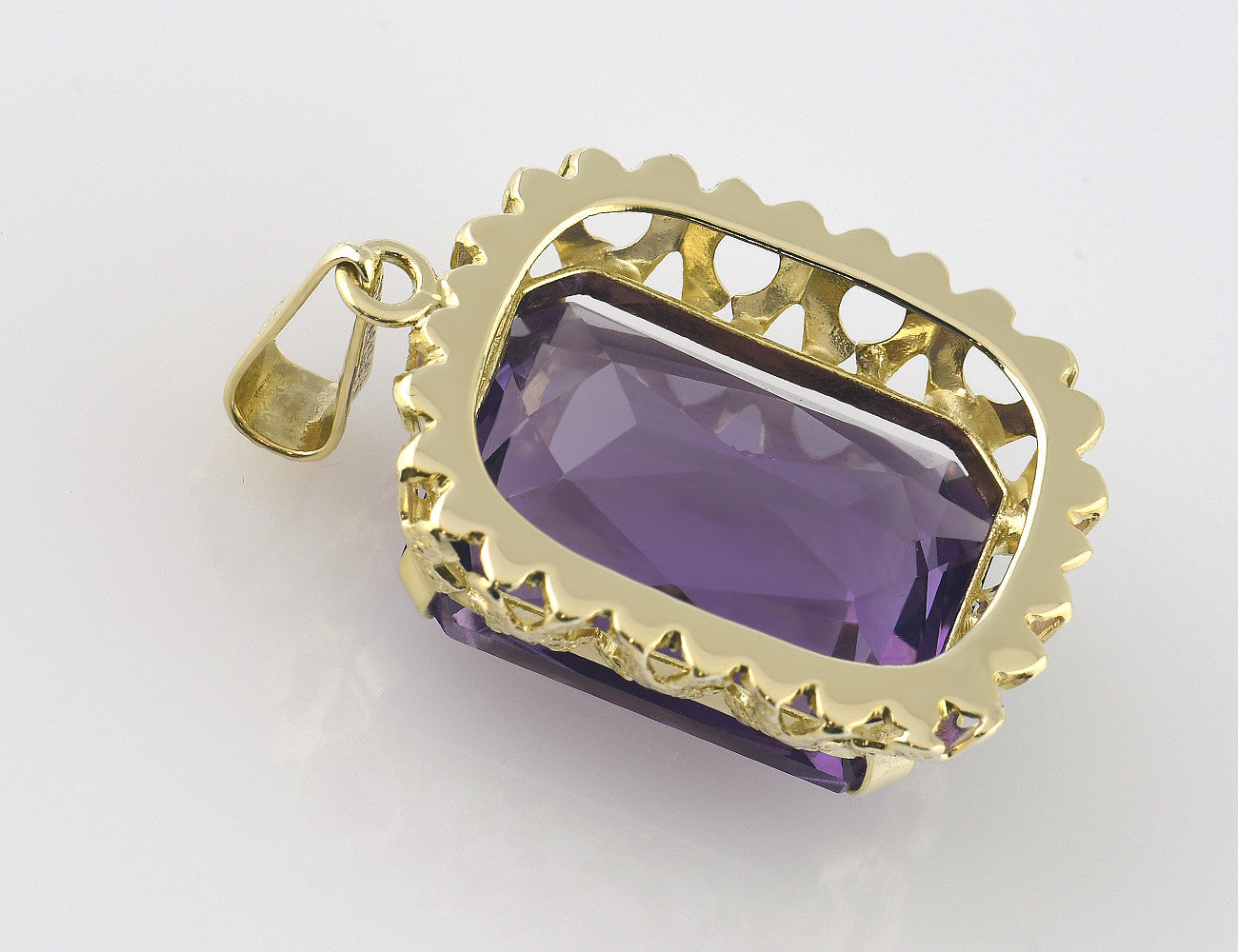 Anhänger Amethyst 585 14 K Gelbgold