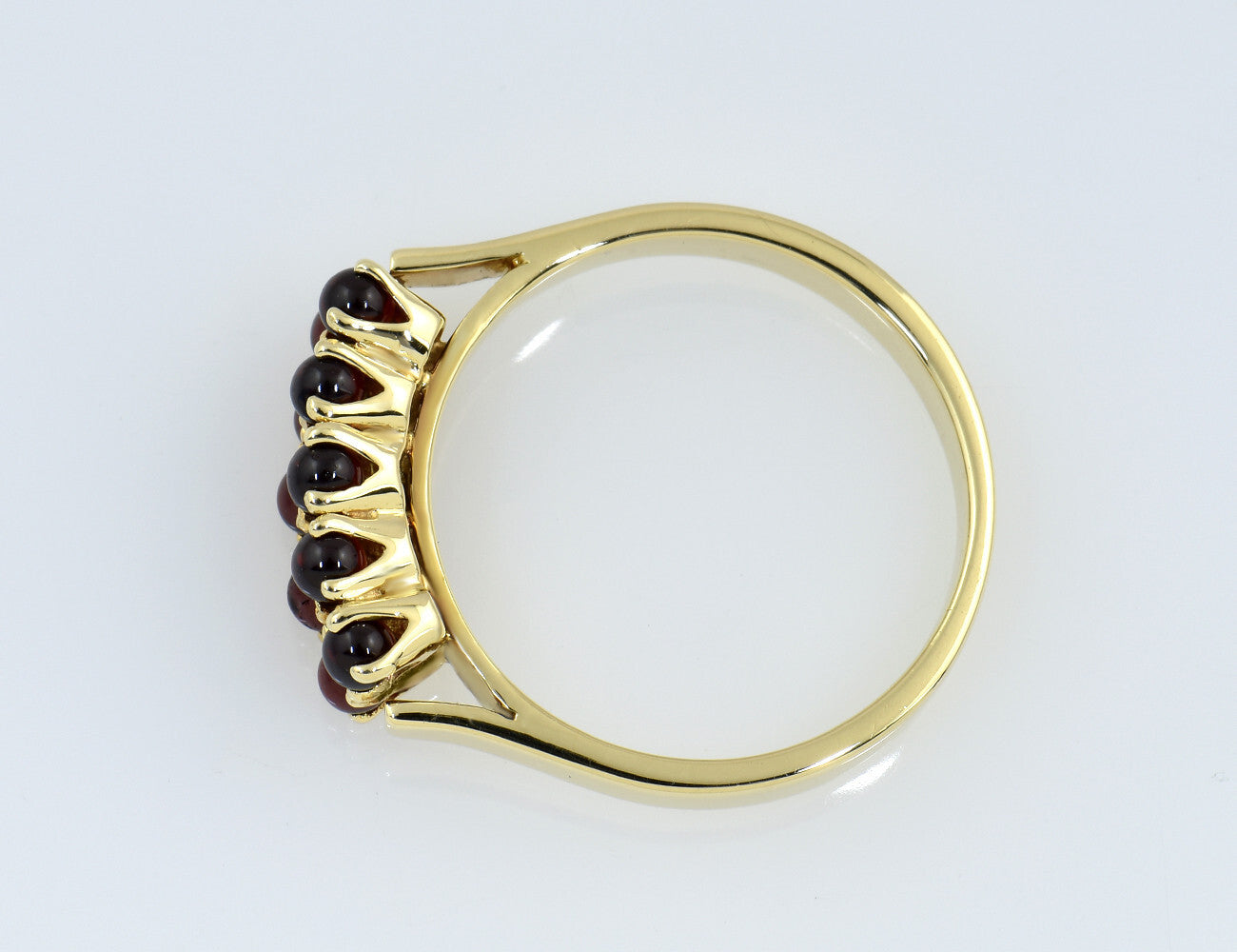 Ring Granat 585/000 14 K Gelbgold