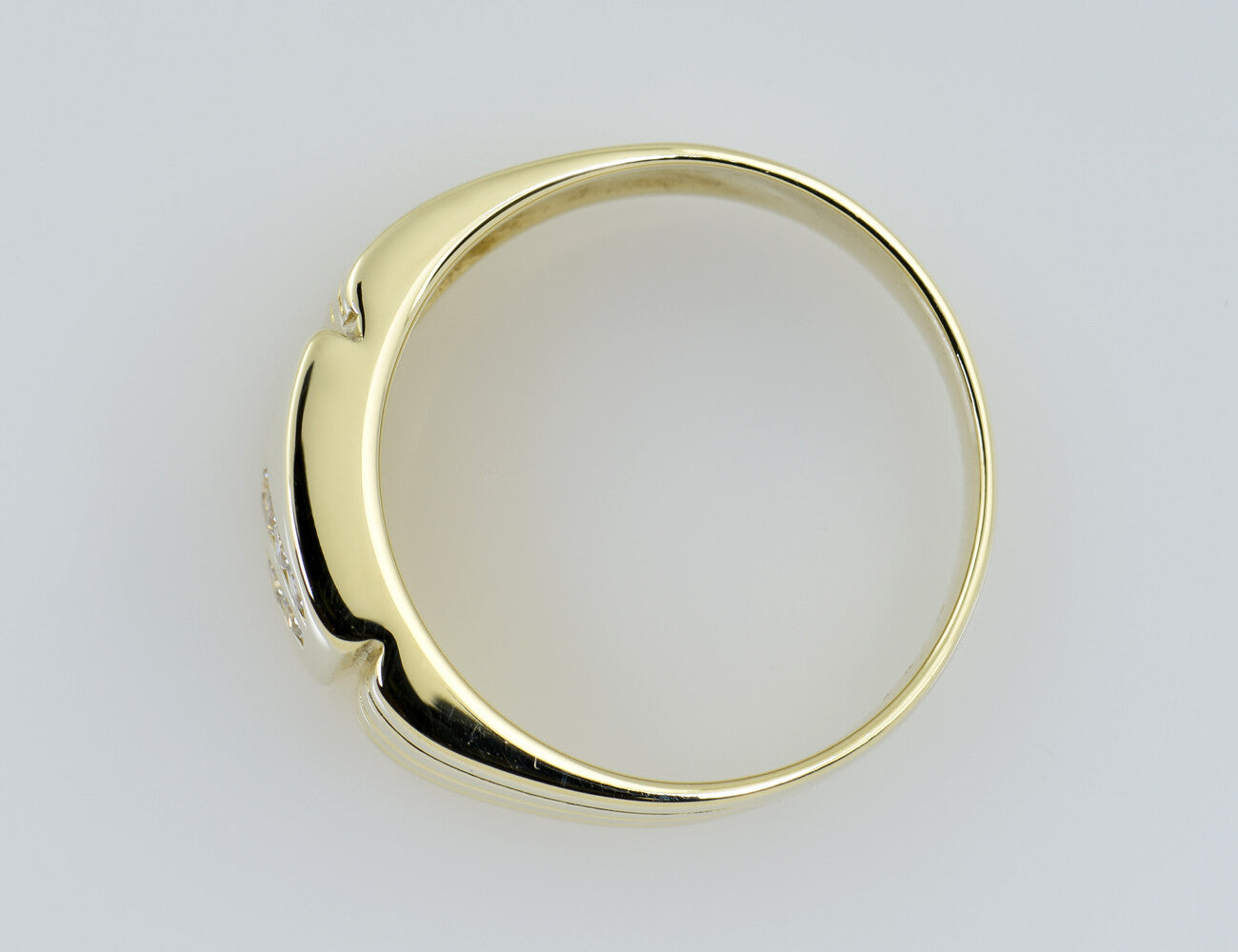 Diamant Ring 585/000 14 K Gelbgold 6 Diamanten zus. 0,20 ct