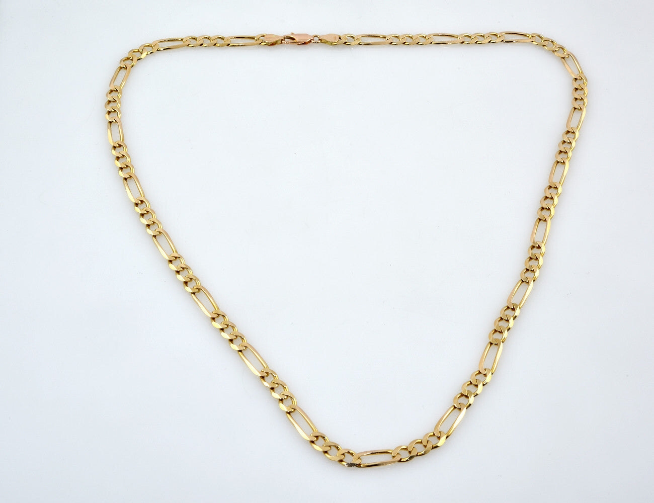 Figarokette 55 cm 585/000 14 K Gelbgold