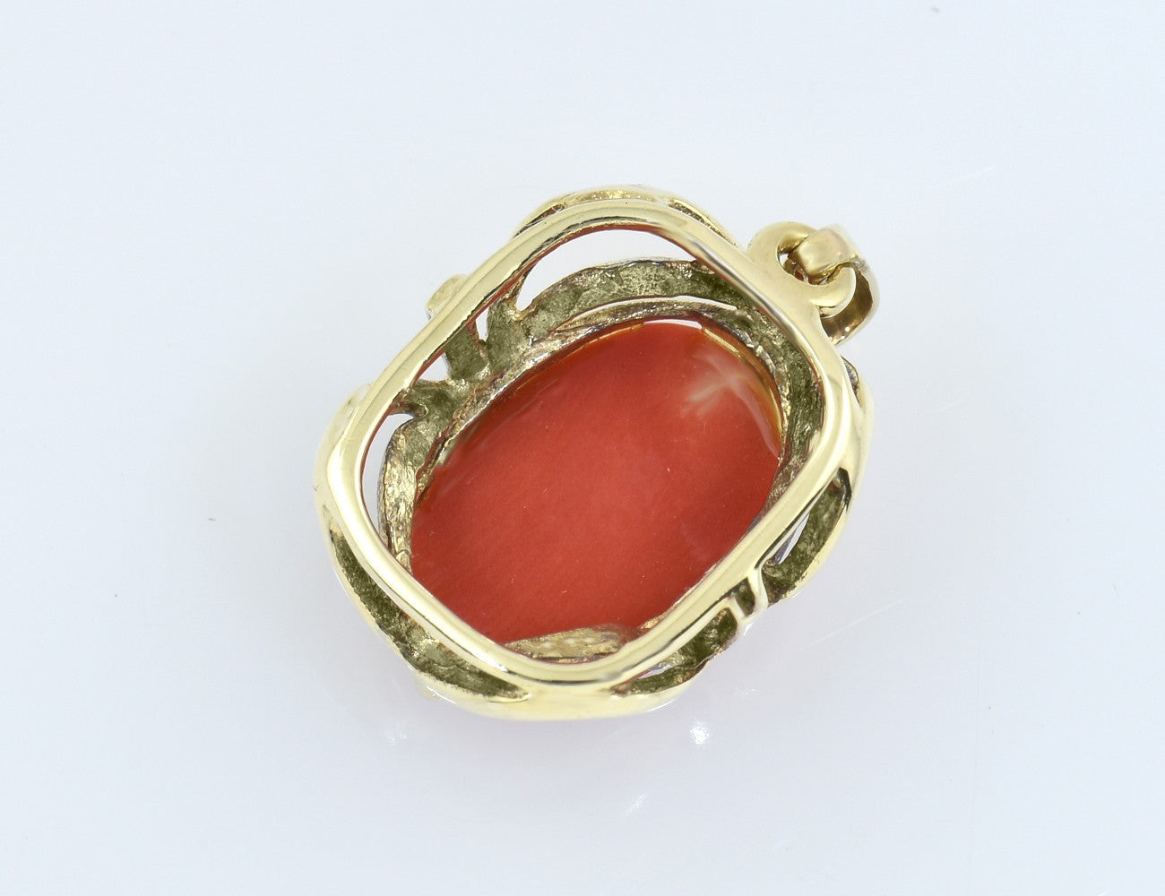 Anhänger Koralle 333/000 8 K Gelbgold