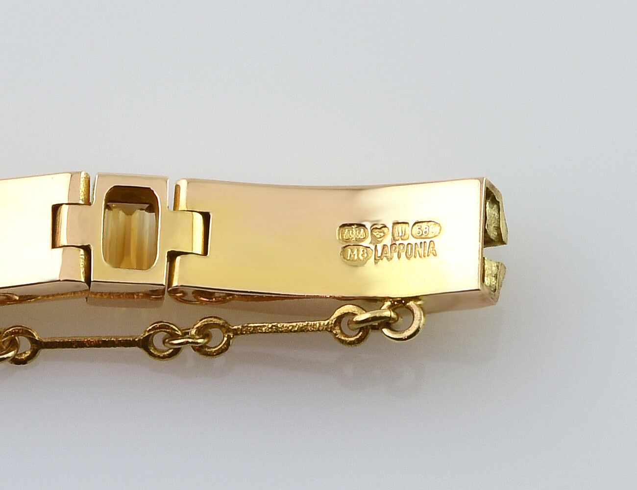 Lapponia Armband Citrin 585/000 14 K Gelbgold, 18 cm lang
