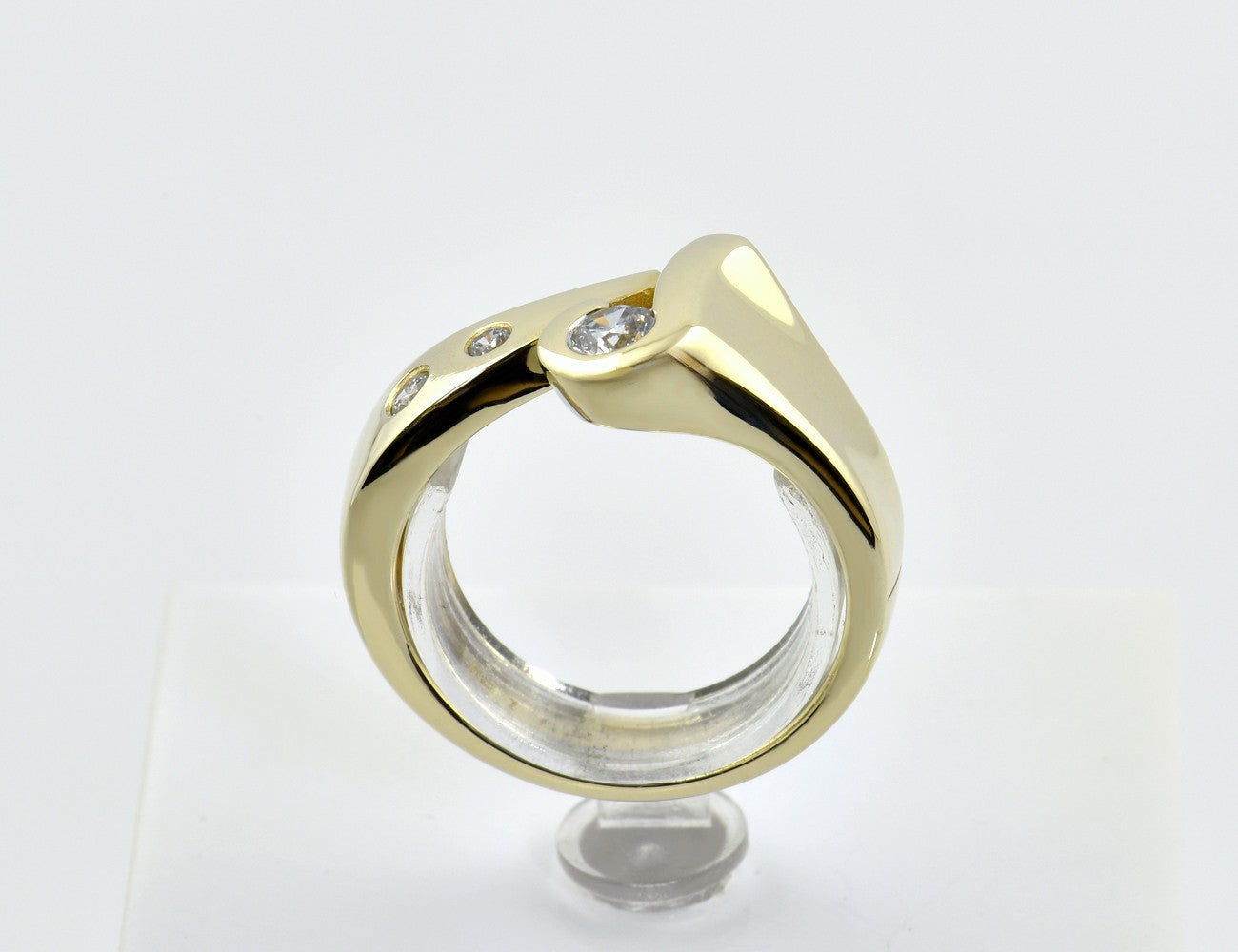 Ring 333/000 8 K Gelbgold Zirkonia