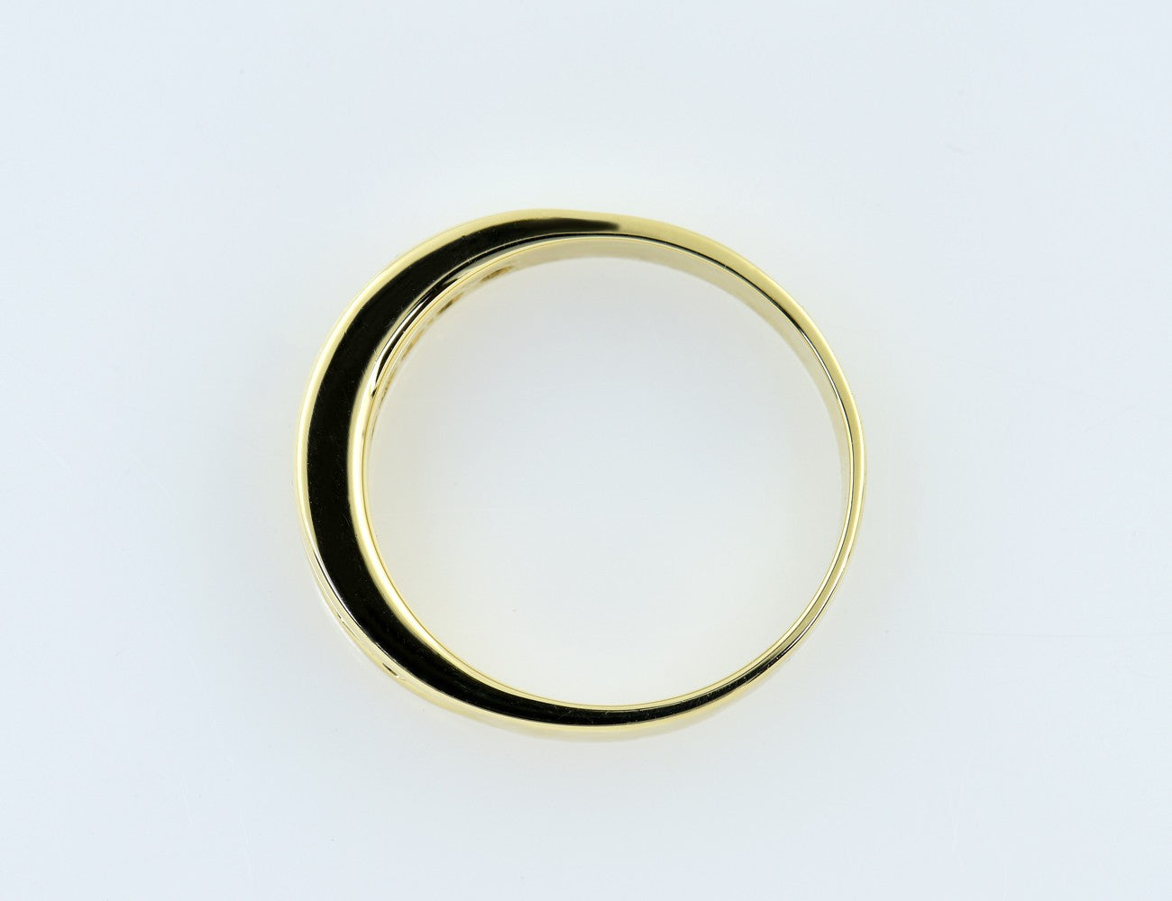 Diamant Ring 585/000 14 K Gelbgold 9 Brillanten zus. 0,36 ct