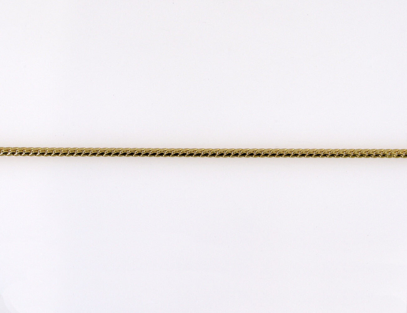 Kette 585/000 14 K Gelbgold Collier Rubin, Saphir, Diamant, 42 cm lang