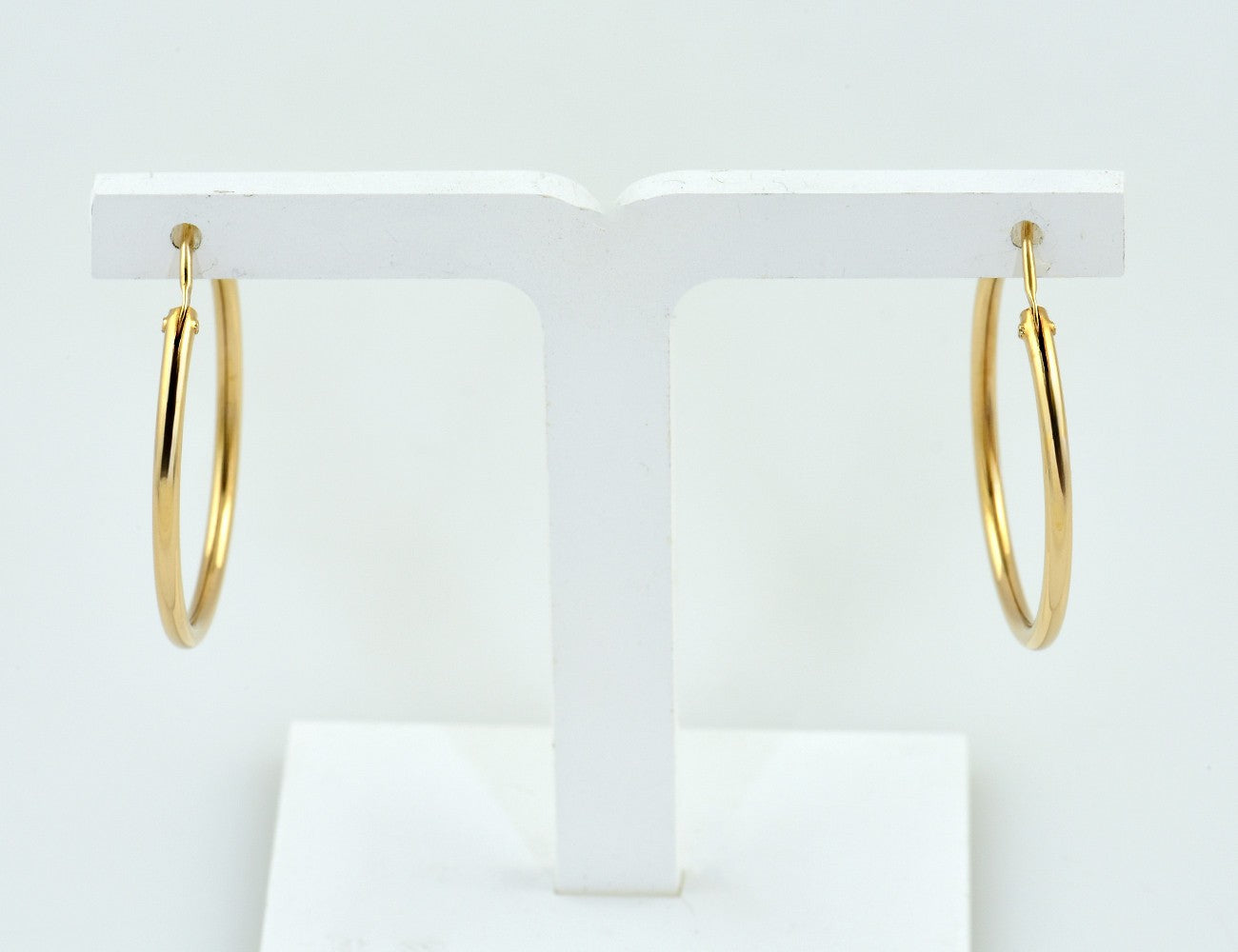 Creolen 585/000 14 K Gelbgold Ohrringe