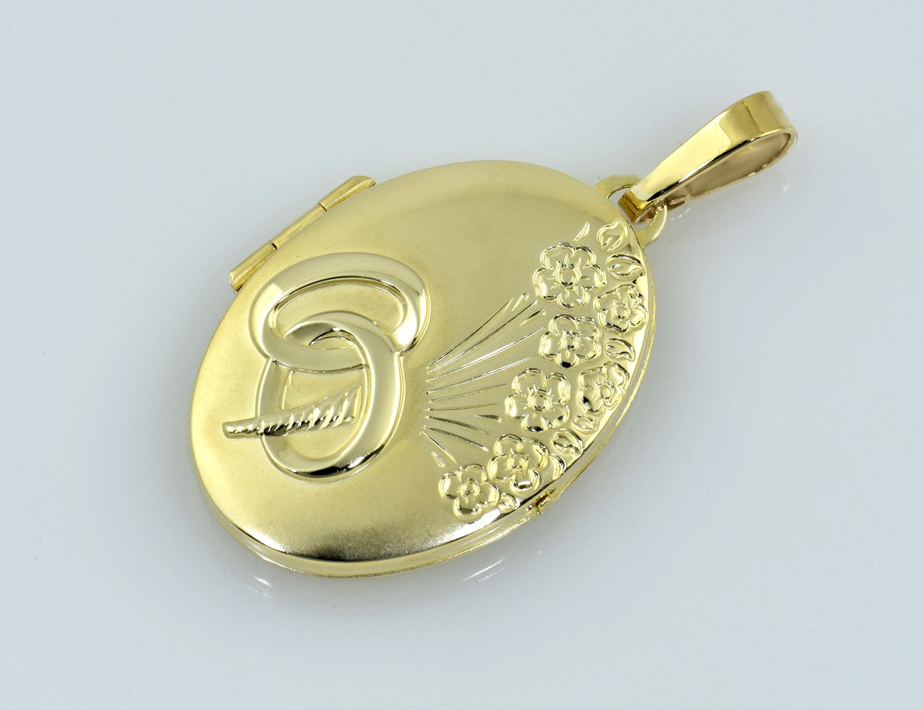 Anhänger Medaillon 585/000 14 K Gelbgold