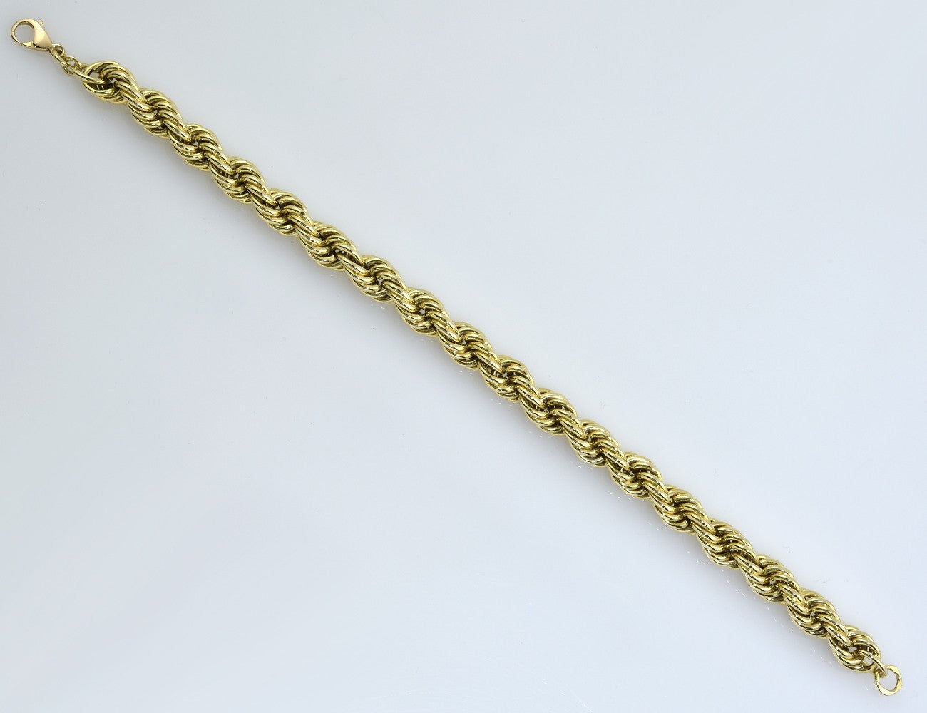 Armband Kordelkette 585/000 14 K Gelbgold 20 cm lang