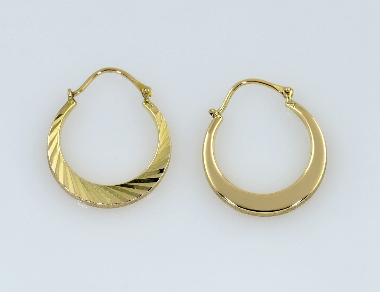 Creolen 333/000 8 K Gelbgold Ohrringe