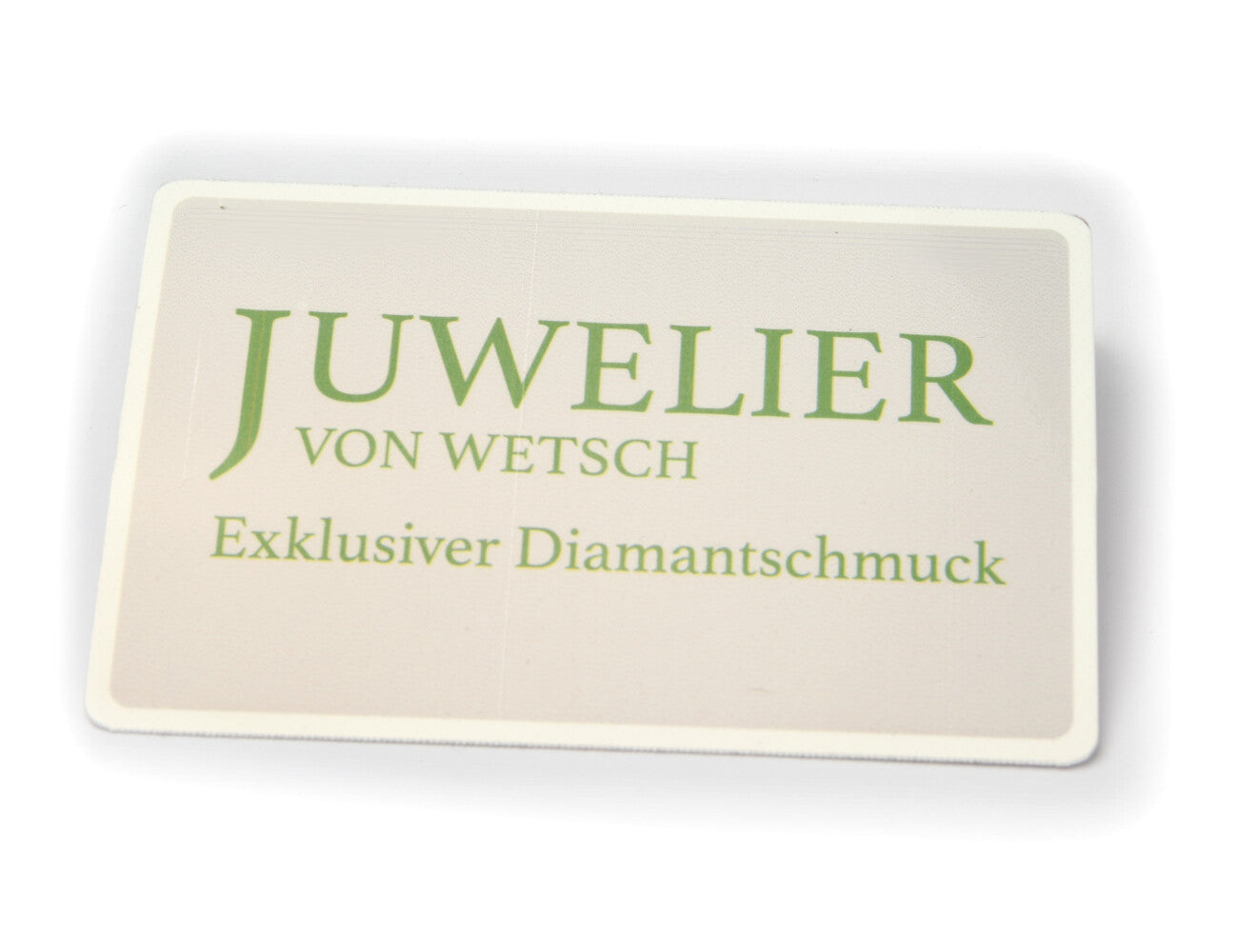 Diamant Solitär Anhänger mit Kette 585/000 14 K Weißgold 1 Brillant 0,16 ct