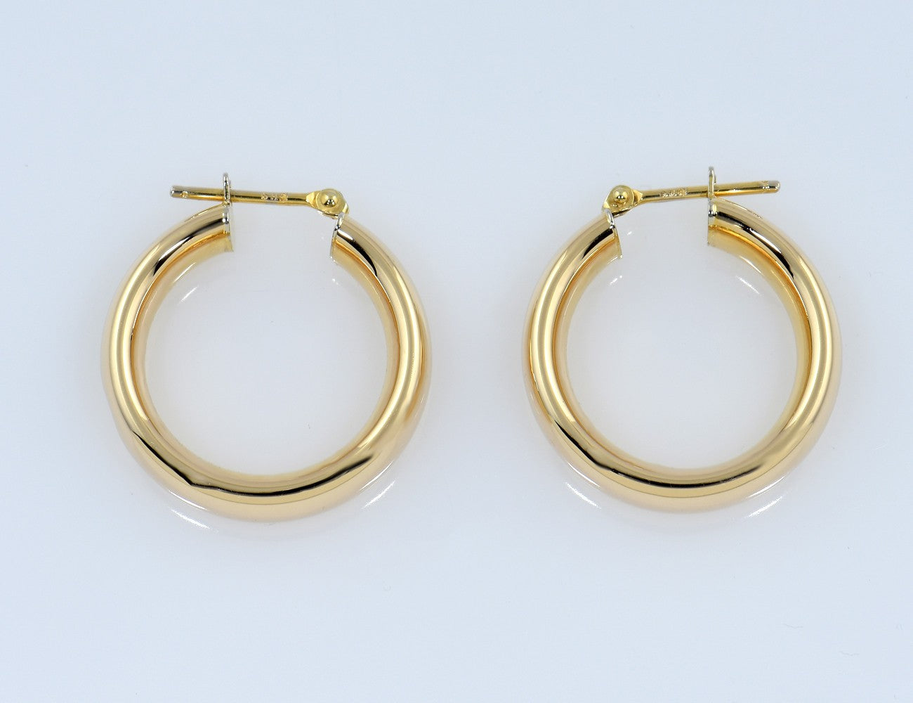 Creolen 585/000 14 K Gelbgold Ohrringe