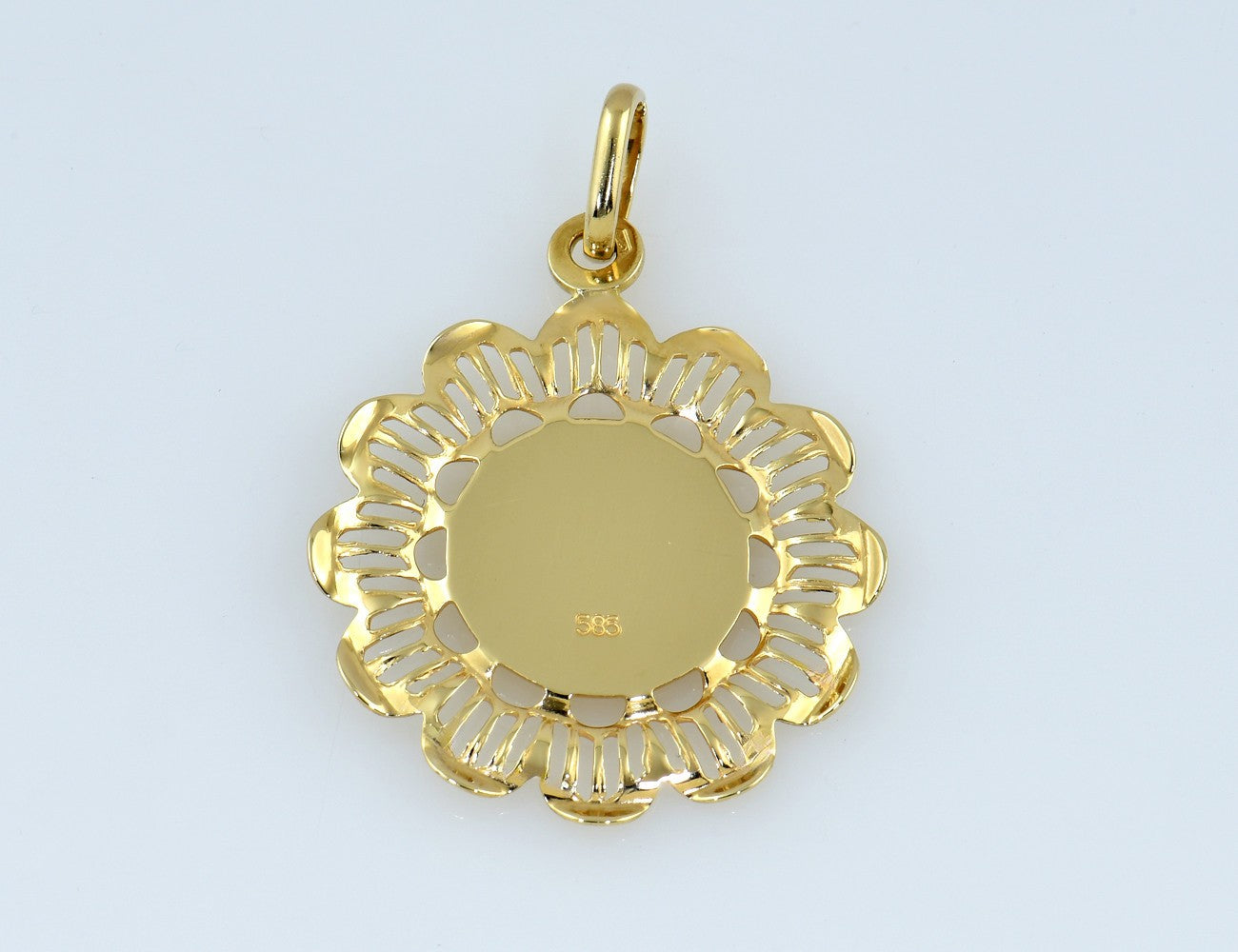 Anhänger Heilige Maria, Mutter Gottes 585/000 14 K Gelbgold