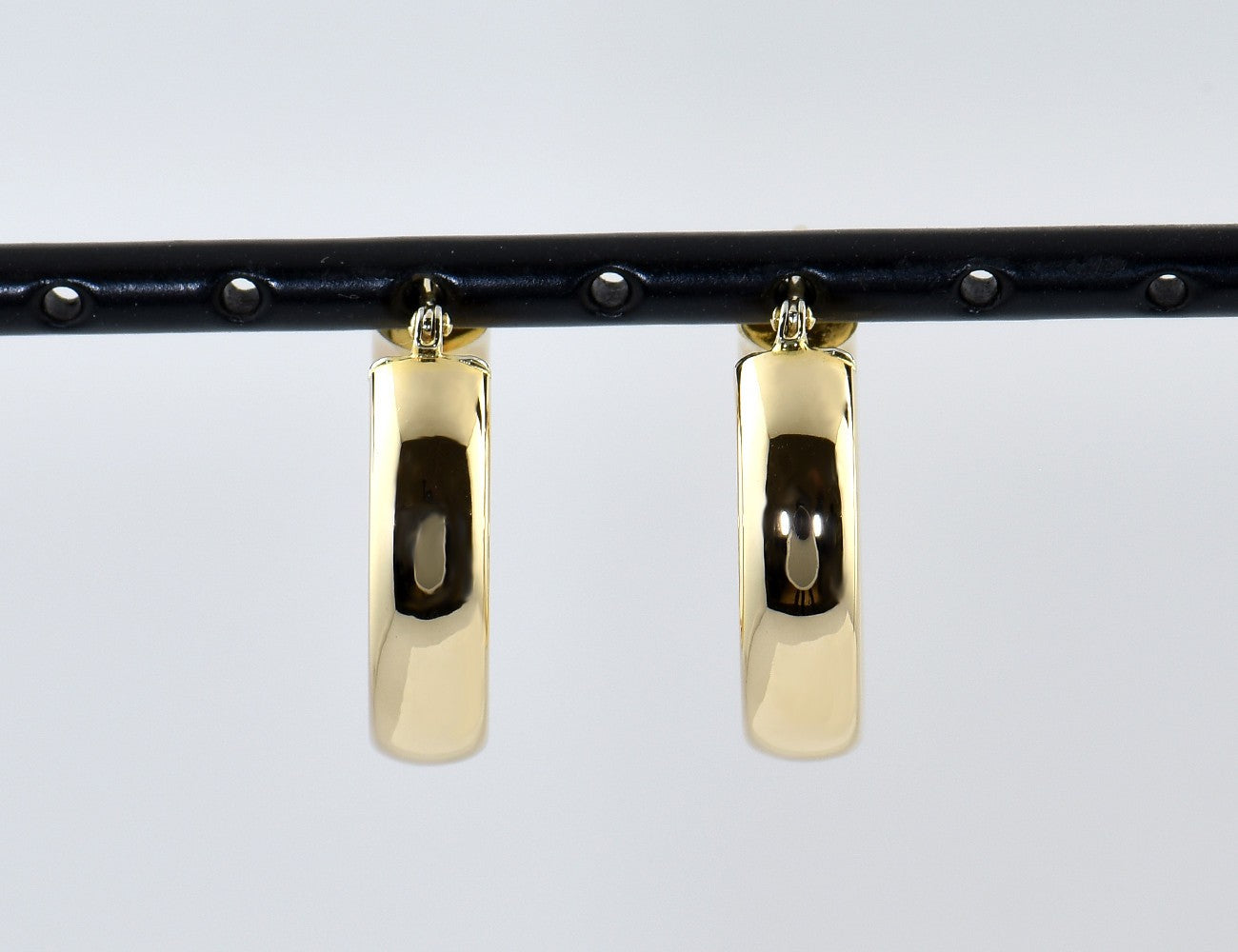 Creolen 585/000 14 K Gelbgold Ohrringe