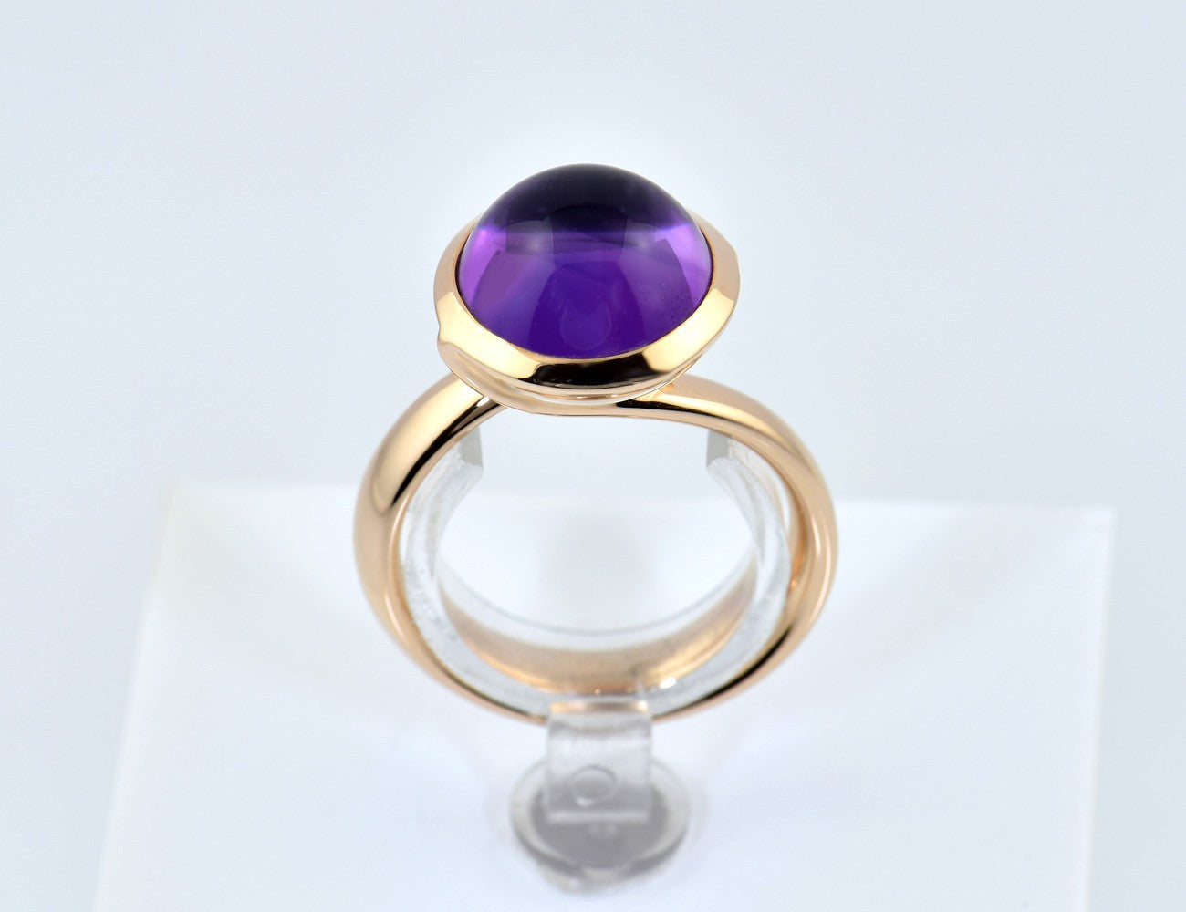 Ring Amethyst 750/000 18 K Gelbgold
