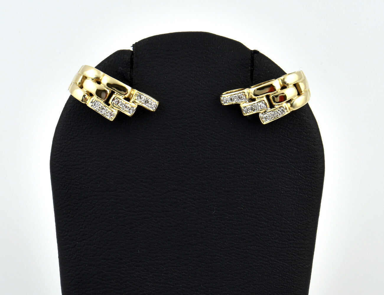 Ohrstecker Diamant 585/000 14 K Gelbgold 18 Diamanten zus. 0,15 ct