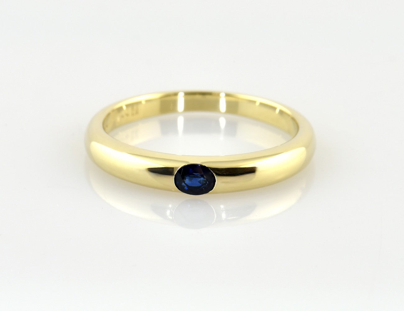 Saphir Ring 585/000 14 K Gelbgold