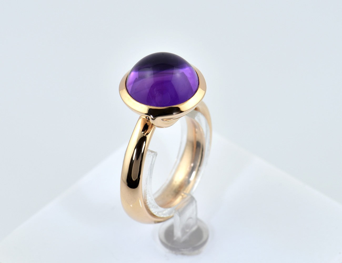 Ring Amethyst 750/000 18 K Gelbgold