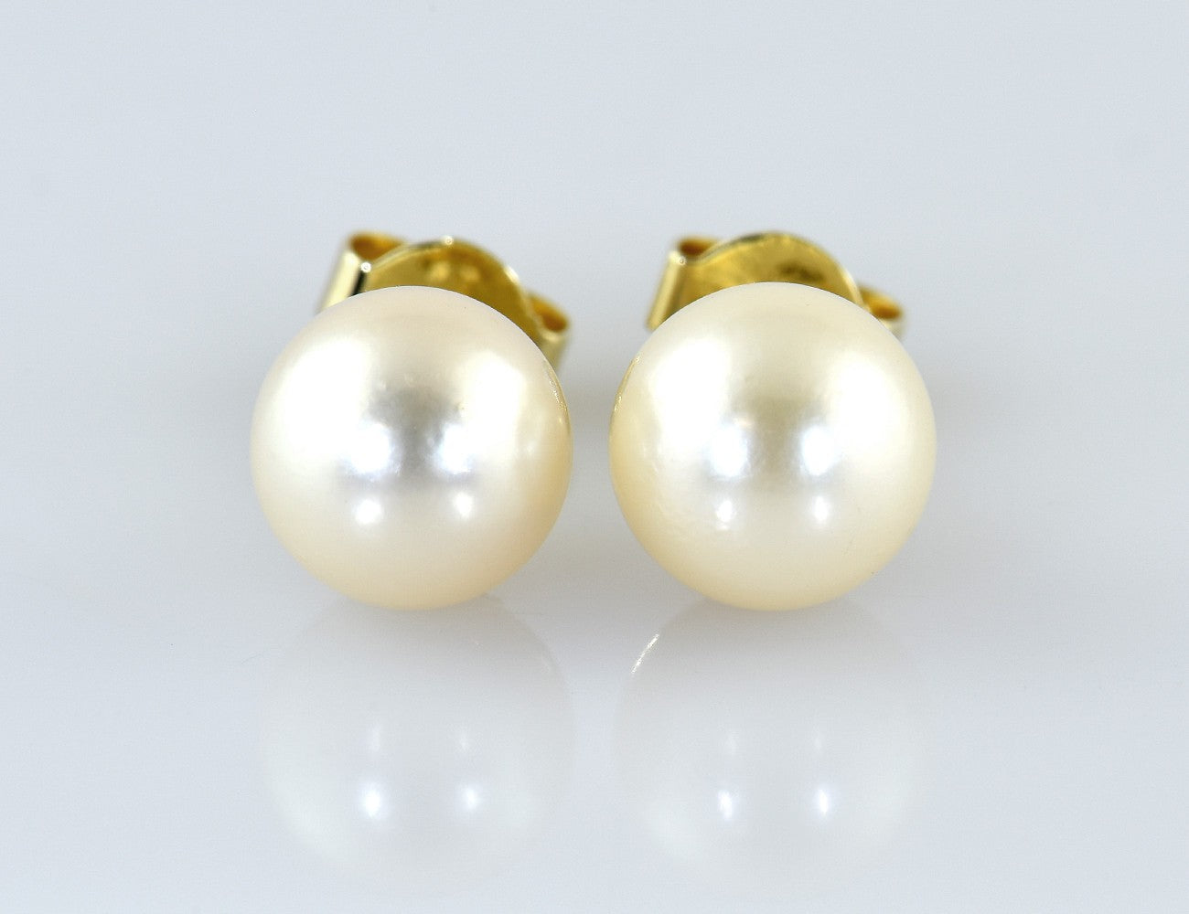 Ohrringe Akoyaperle 585/000 14 K Gelbgold Ohrstecker