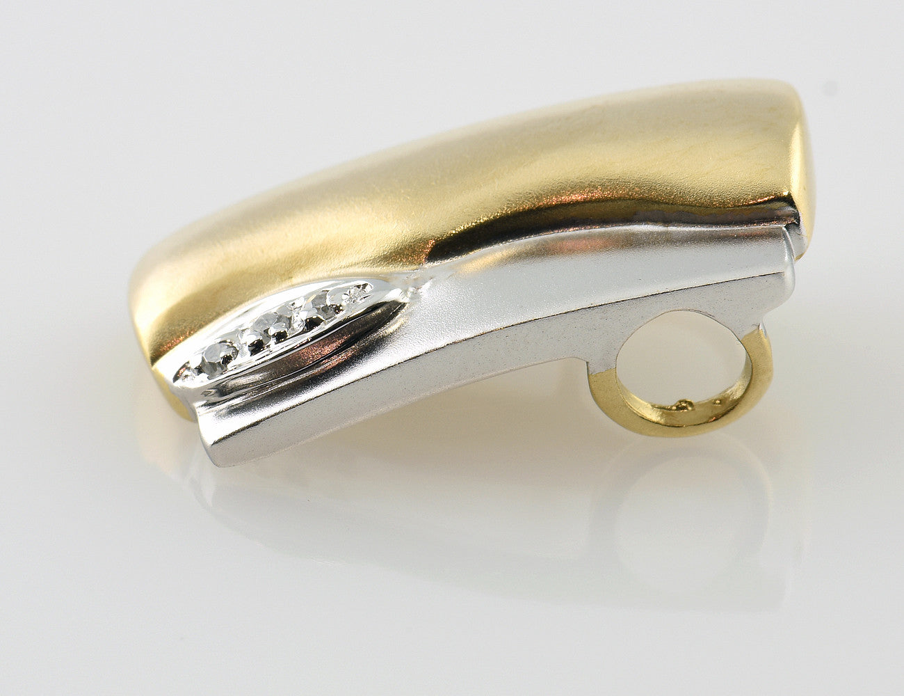 Anhänger Diamant 585/000 14 K Gelbgold 3 Diamanten
