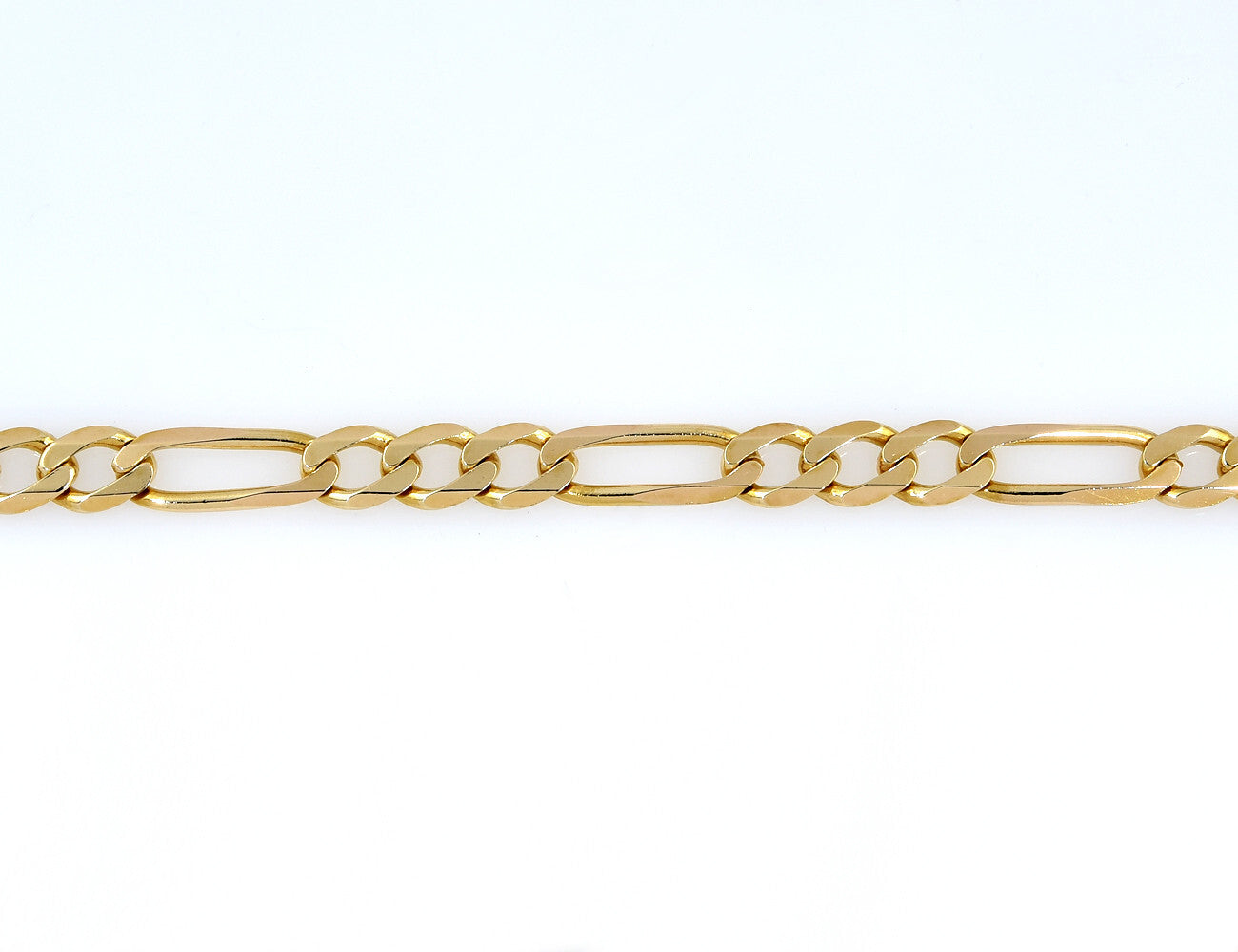 Figarokette 55 cm 585/000 14 K Gelbgold