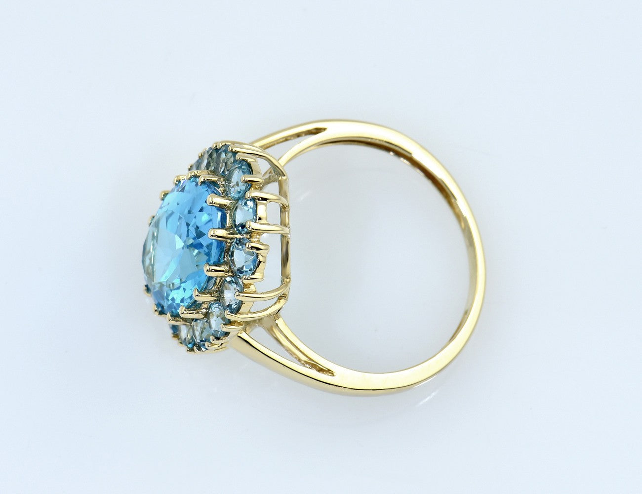 Ring Topas Synthese 333/000 8 K Gelbgold