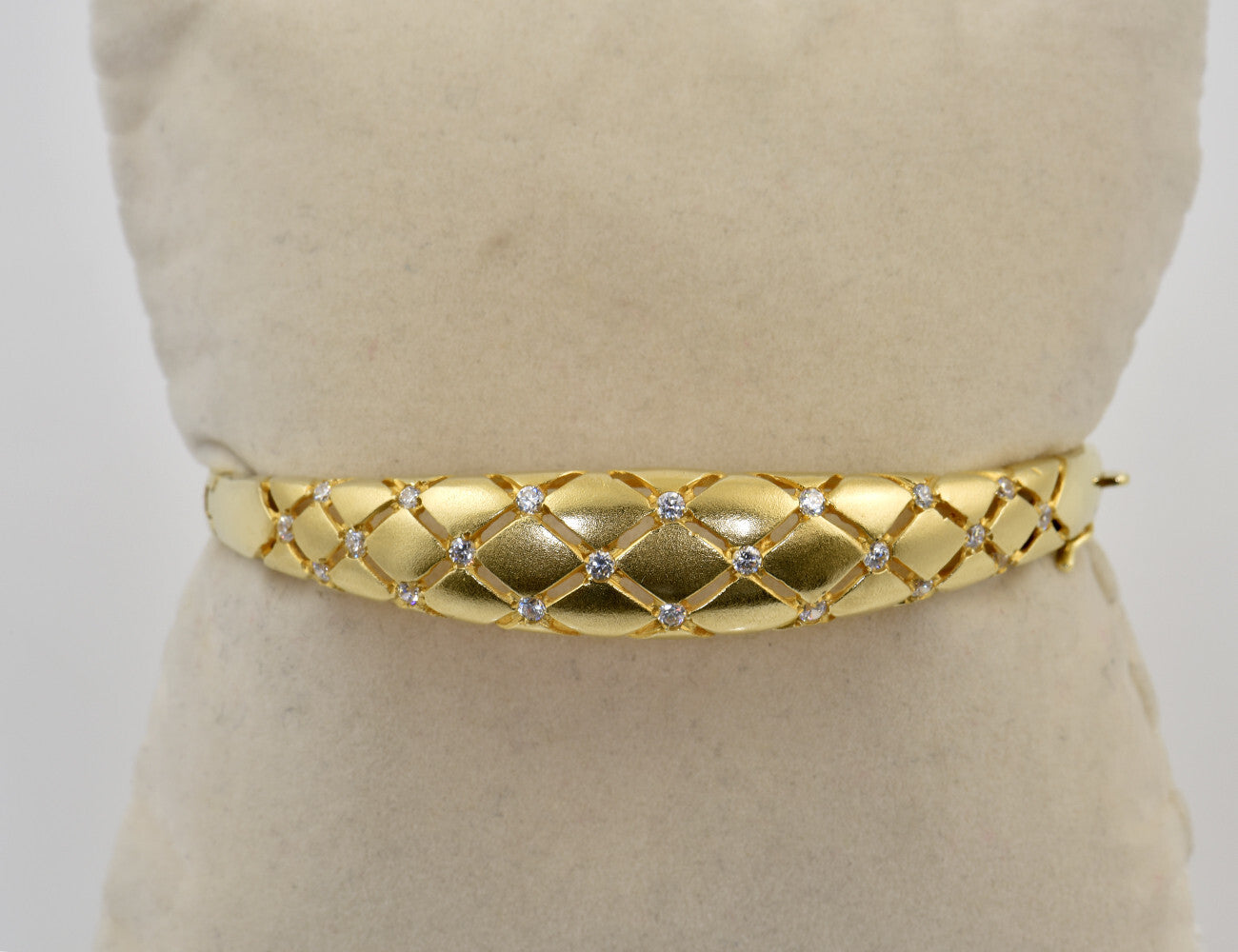 Armreif 585/000 14 K Gelbgold Zirkonia