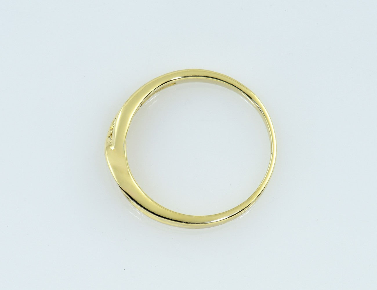 Diamant Ring 585/000 14 K Gelbgold 6 Brillanten zus. 0,10 ct