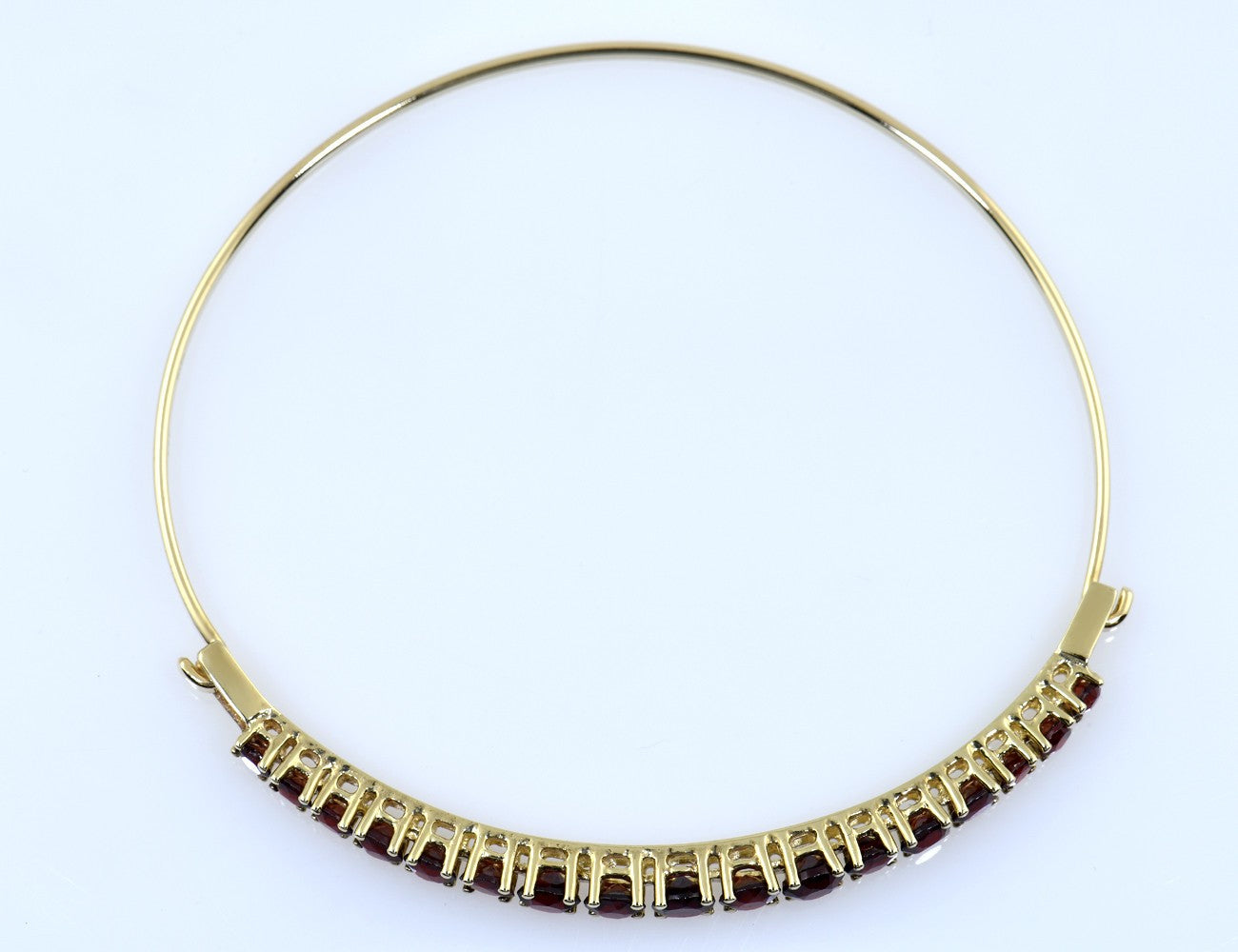 Armreif Granat 333/000 8 K Gelbgold