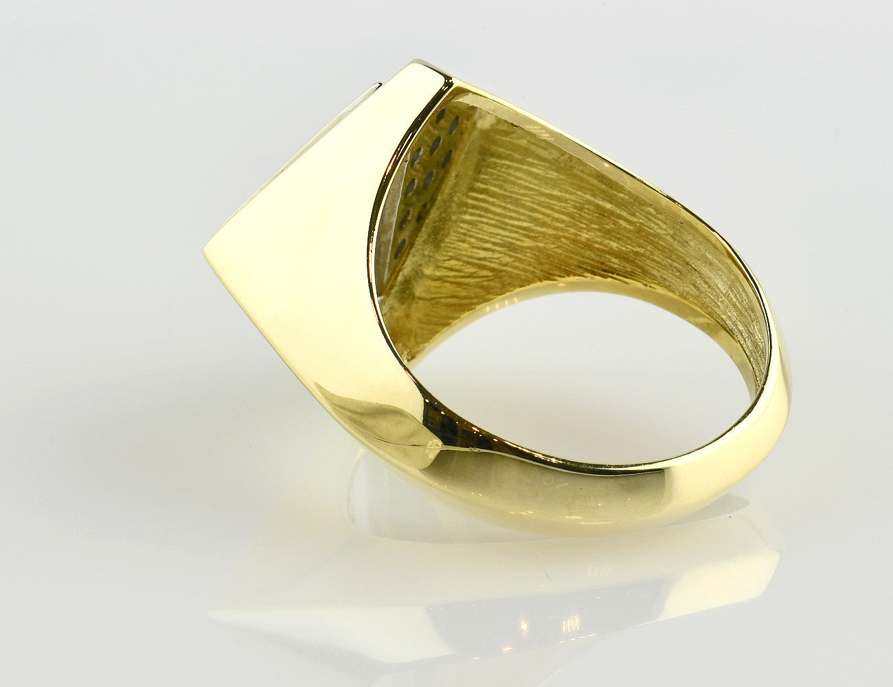 Diamant Ring 585/000 14 K Gelbgold 24 Brillanten zus. 0,48 ct