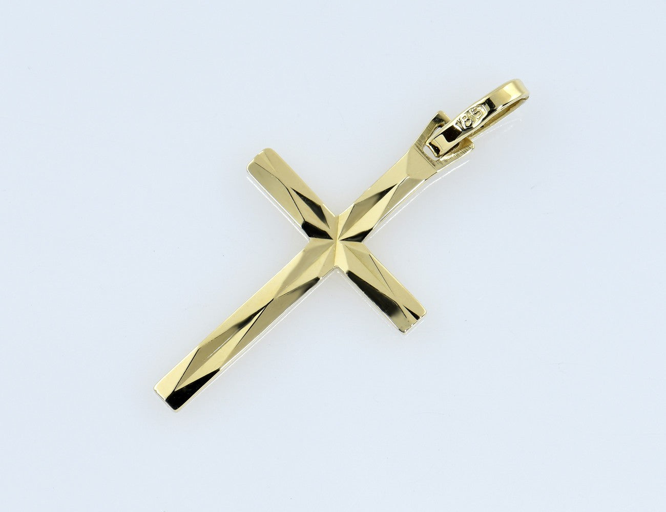 Anhänger Kreuz 585/000 14 K Gelbgold