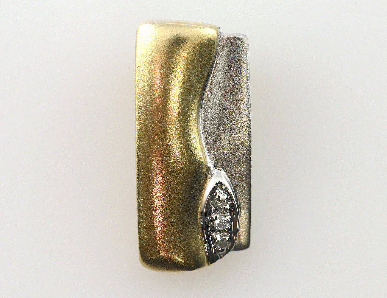 Anhänger Diamant 585/000 14 K Gelbgold 3 Diamanten