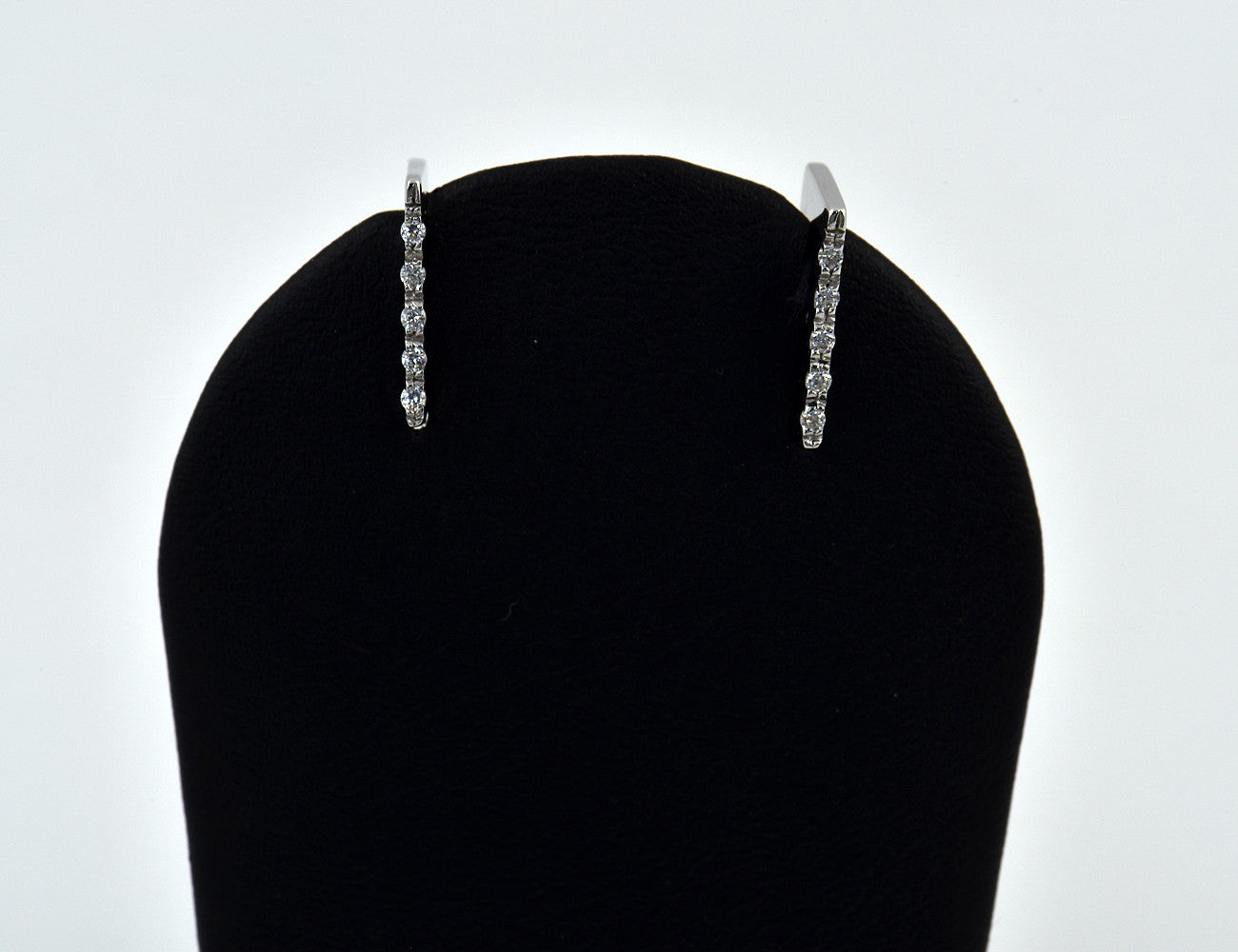 Ohrstecker 585/000 14 K Weißgold Zirkonia