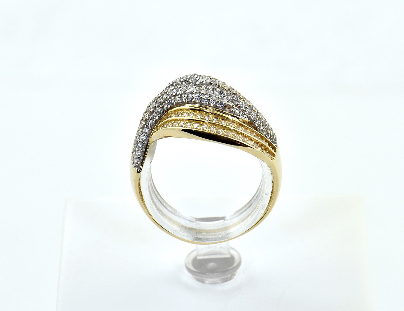 Ring 585/000 14 K Gelbgold Zirkonia