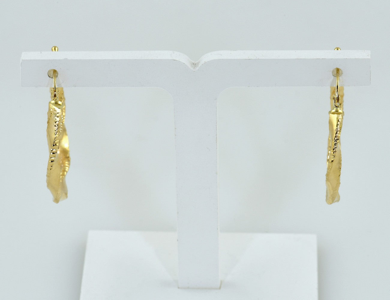 Creolen 750/000 18 K Gelbgold Ohrringe