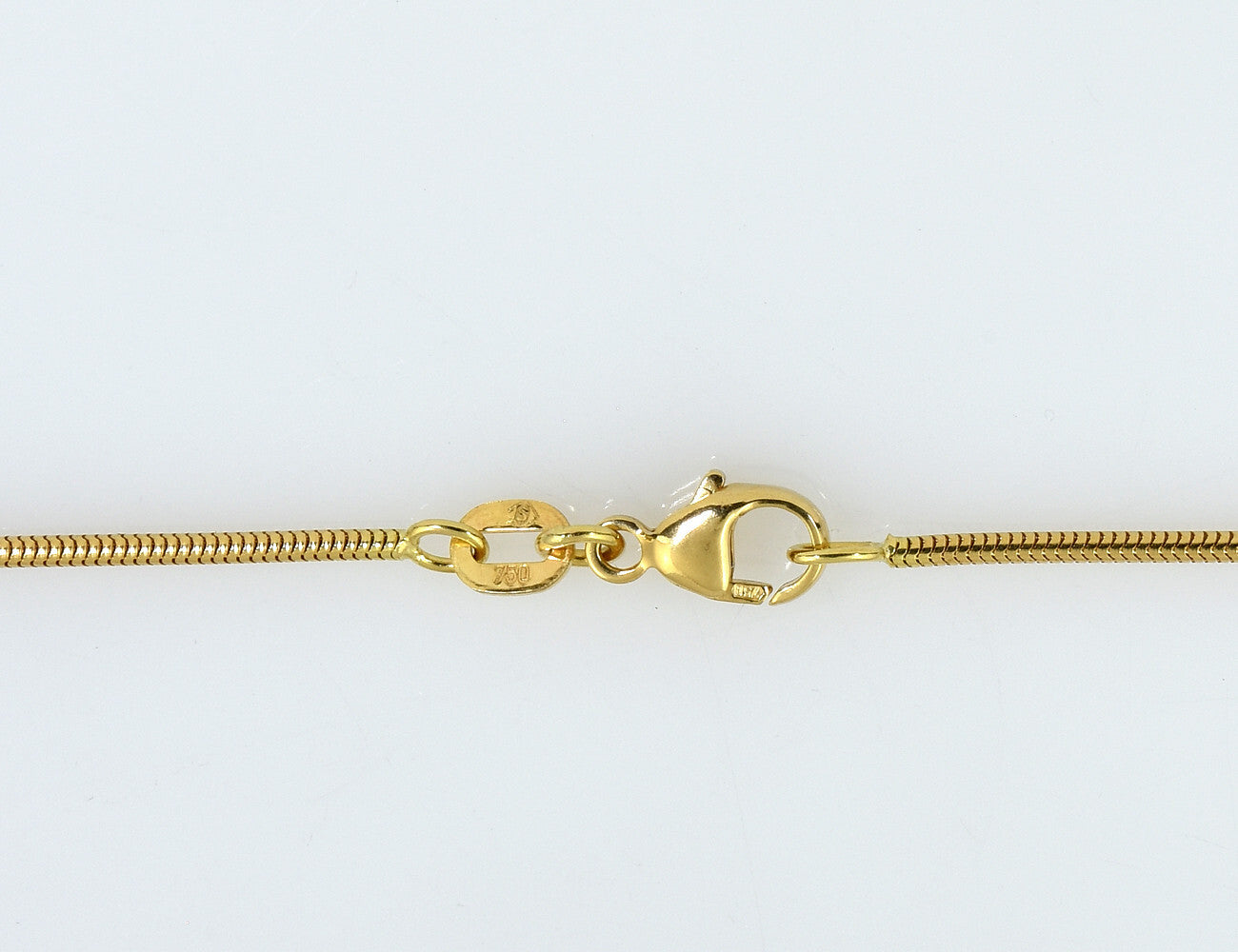 H.Stern Anhänger Feder mit Schlangenkette 750/000 18 K Gelbgold. TOP Zustand!!!