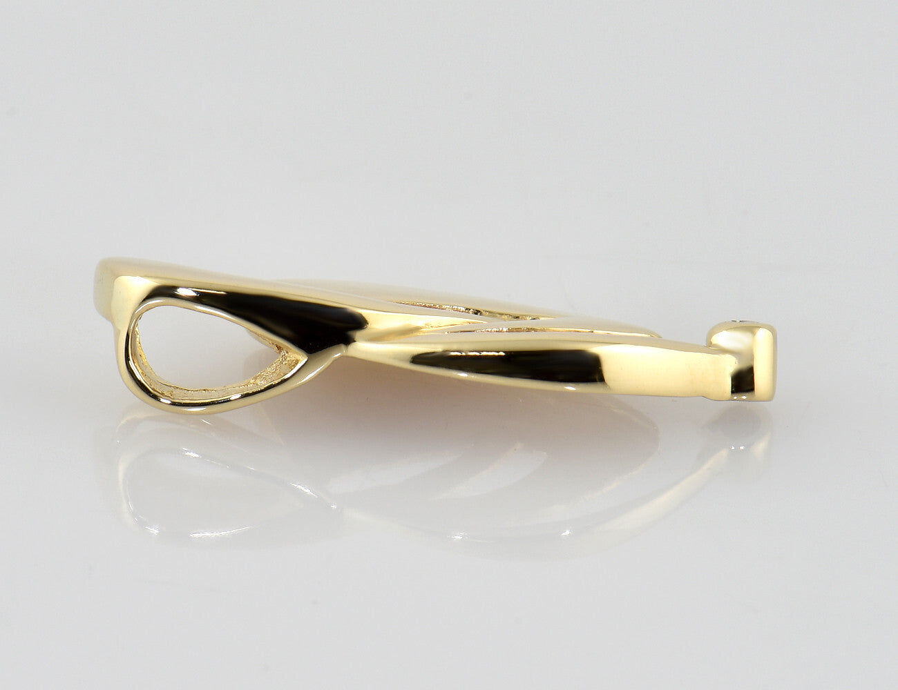 Anhänger Diamant 585/000 14 K Gelbgold 1 Diamant 0,015 ct