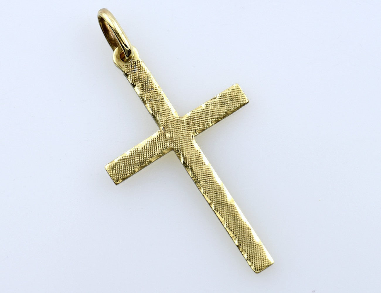 Anhänger Kreuz 585/000 14 K Gelbgold