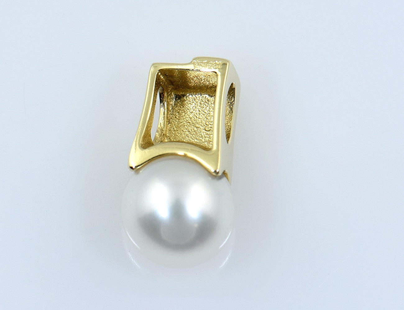 Anhänger Akoyaperle 585/000 14 K Gelbgold