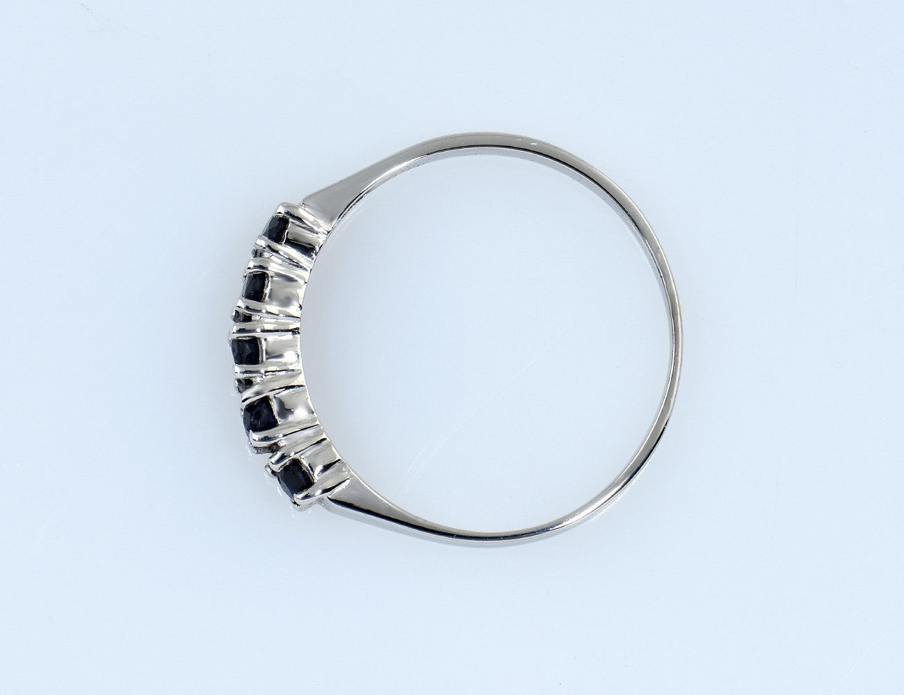 Saphir Ring 585/000 14 K Weißgold