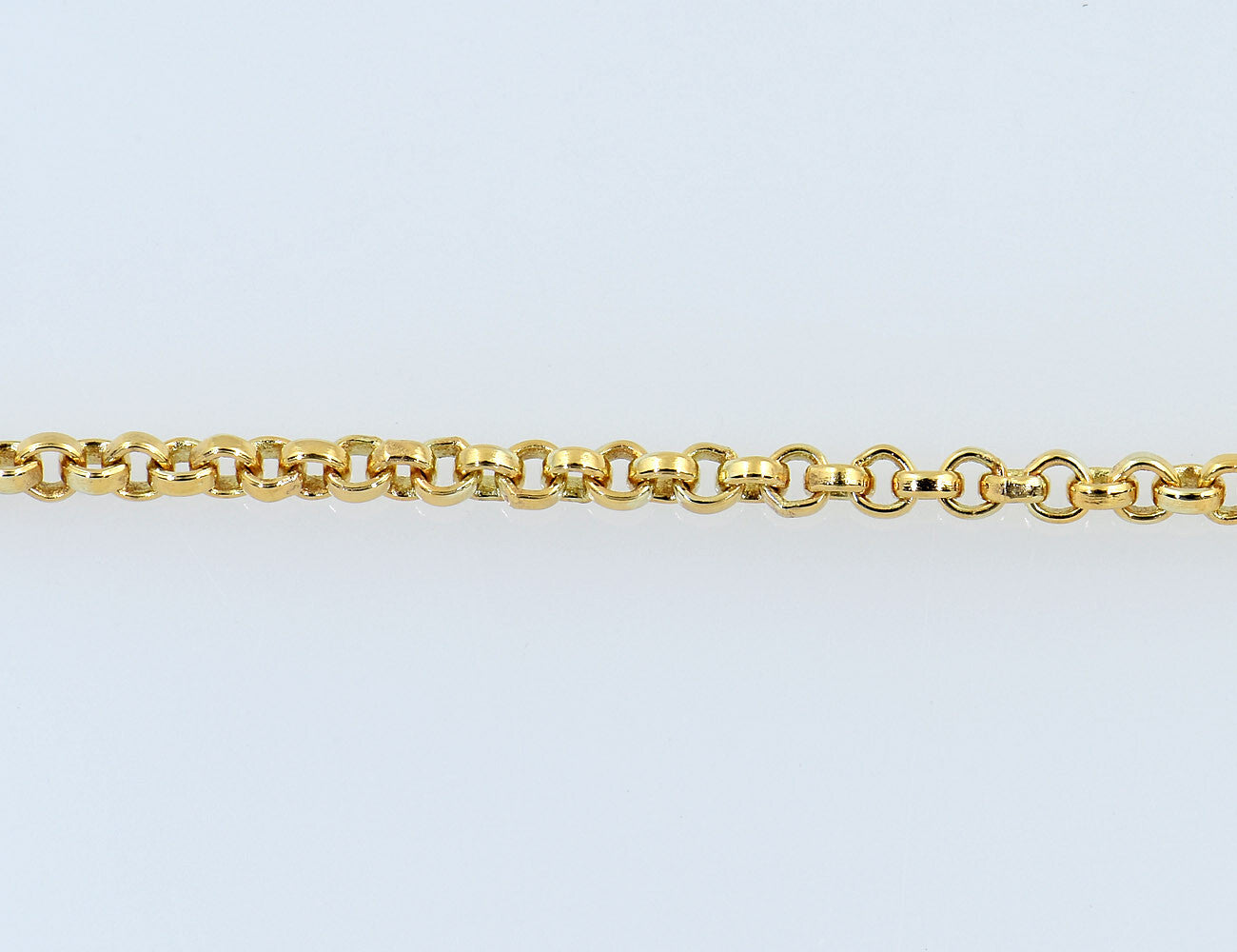 Kette 333/000 8 K Gelbgold Collier Zirkonia 40 cm lang