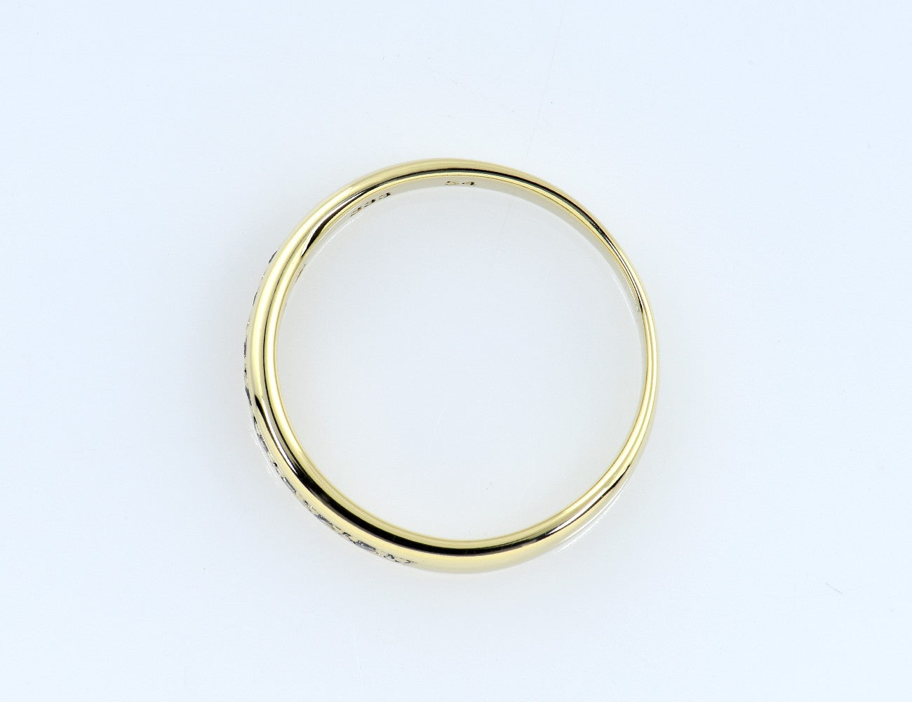 Diamant Memory Ring 333/000 8 K Gelbgold 8 Diamanten zus. 0,08 ct