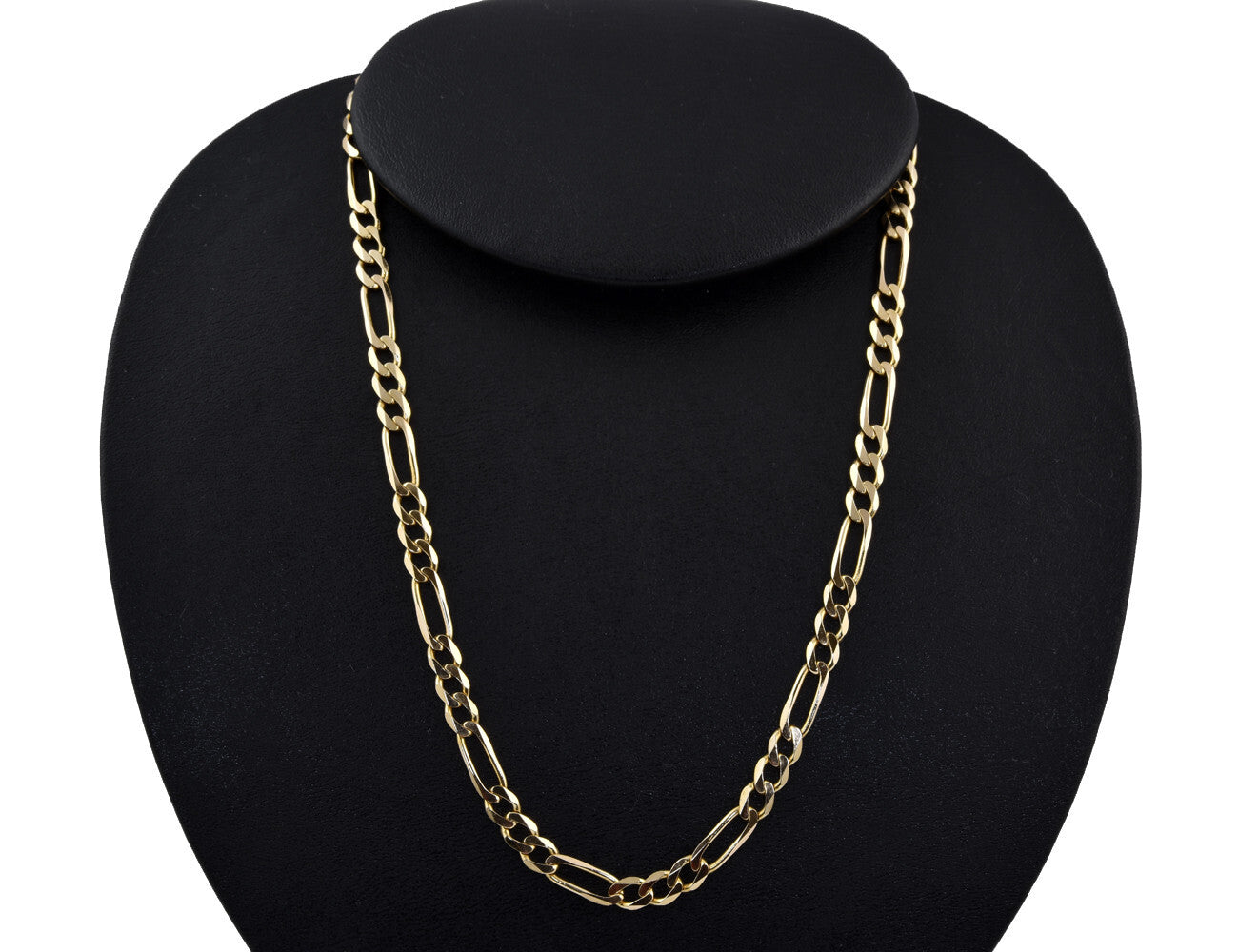 Figarokette 55 cm 585/000 14 K Gelbgold