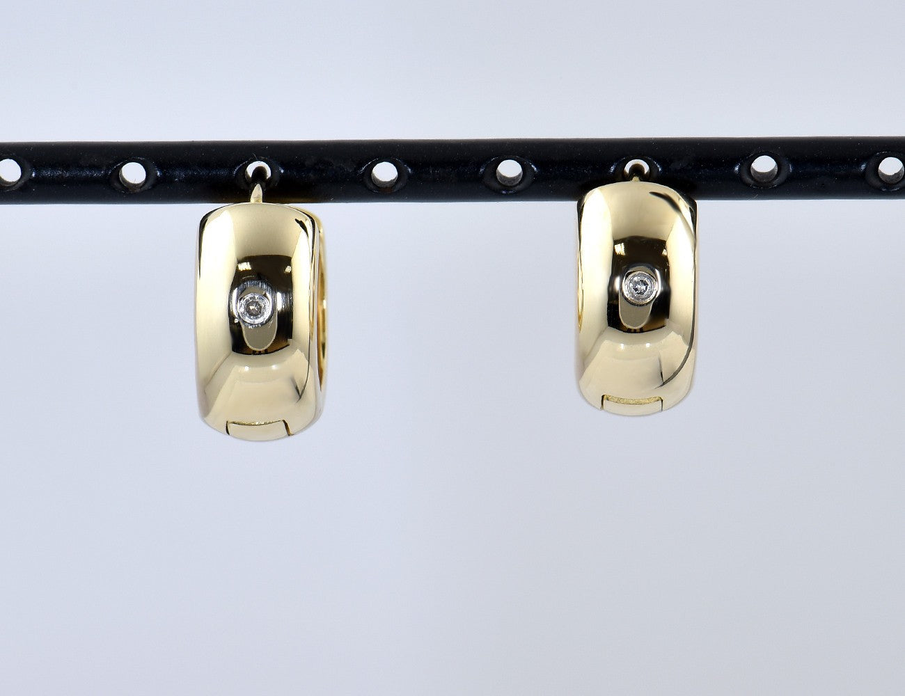 Creolen 333/000 8 K Gelbgold Zirkonia