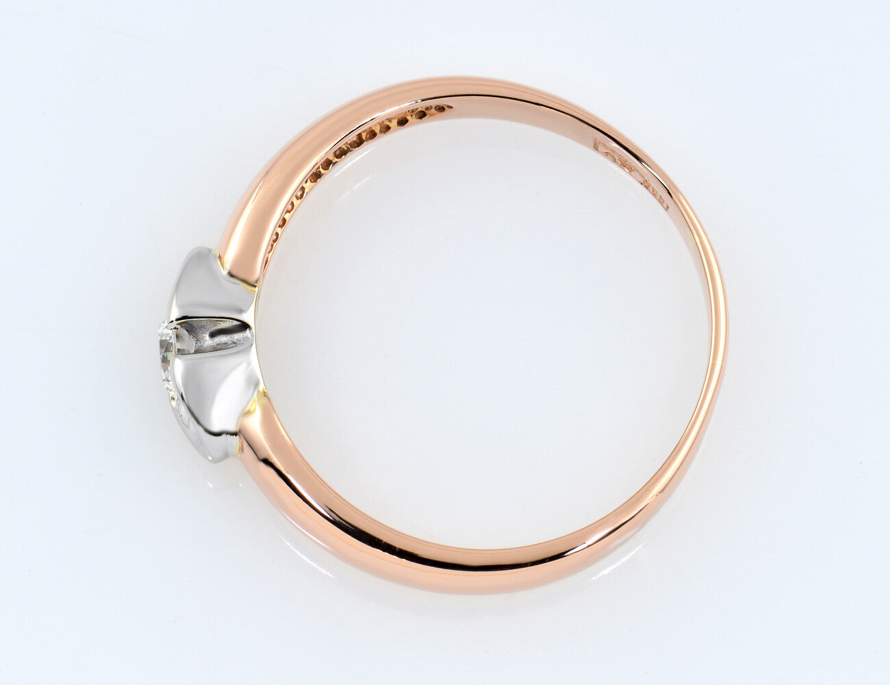 Ring 585/000 14 K Rotgold Zirkonia