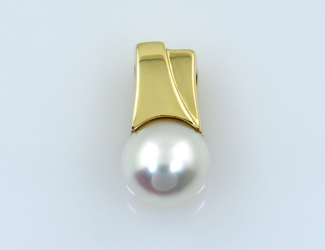 Anhänger Akoyaperle 585/000 14 K Gelbgold