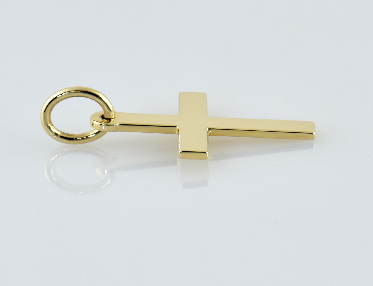 Anhänger Kreuz 585/000 14 K Gelbgold