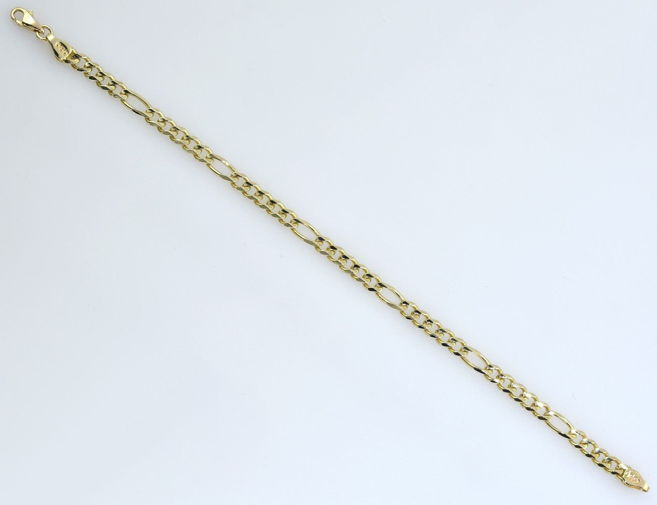 Armband Figaro 585/000 14 K Gelbgold 19,5 cm lang
