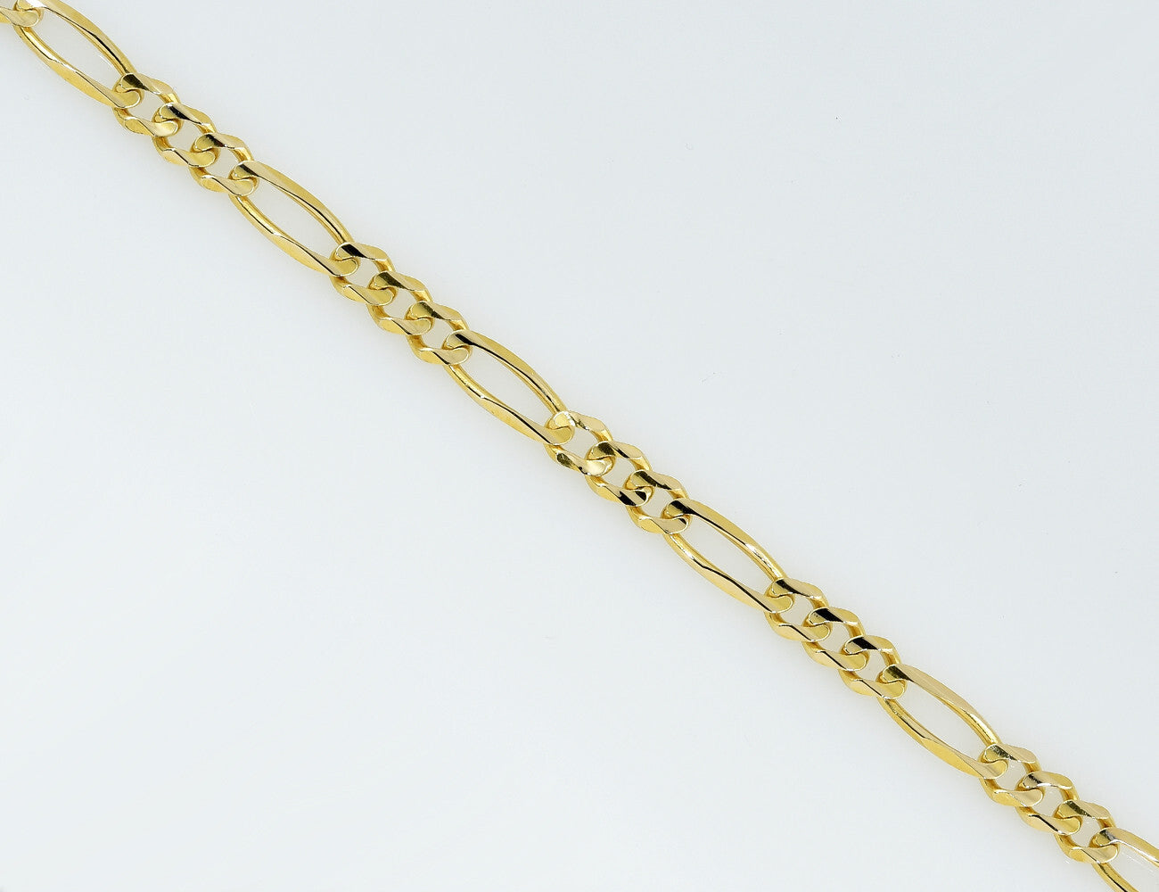 Figarokette 50 cm 585/000 14 K Gelbgold
