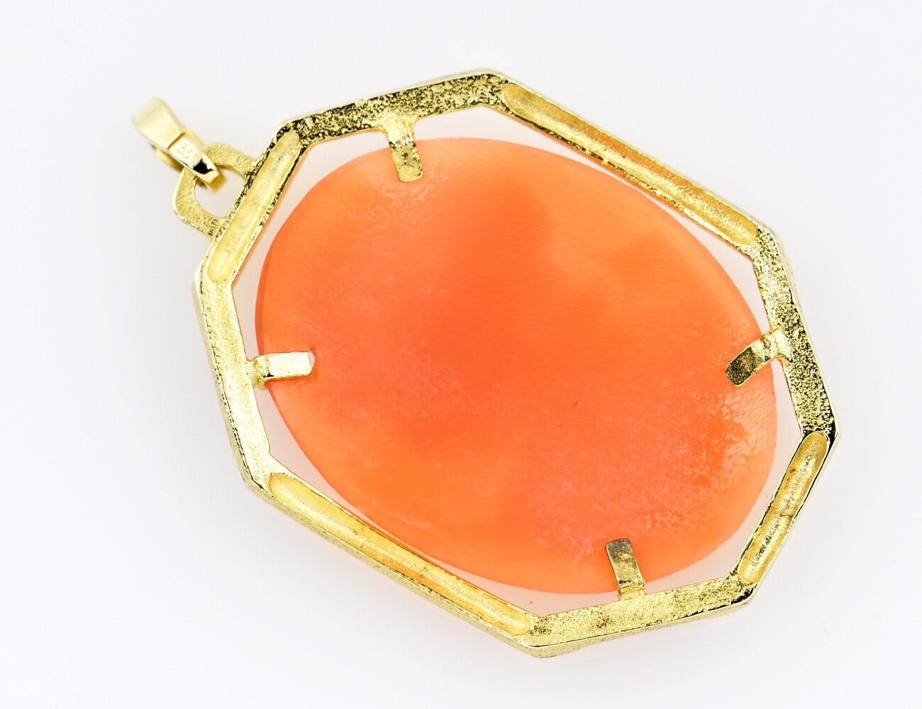 Anhänger Muschelgemme 333/000 8 K Gelbgold