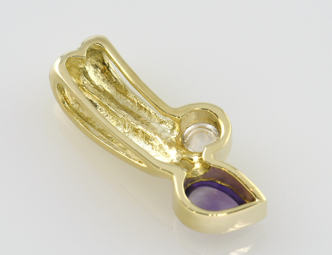 Anhänger Amethyst 585 14 K Gelbgold Zirkonia